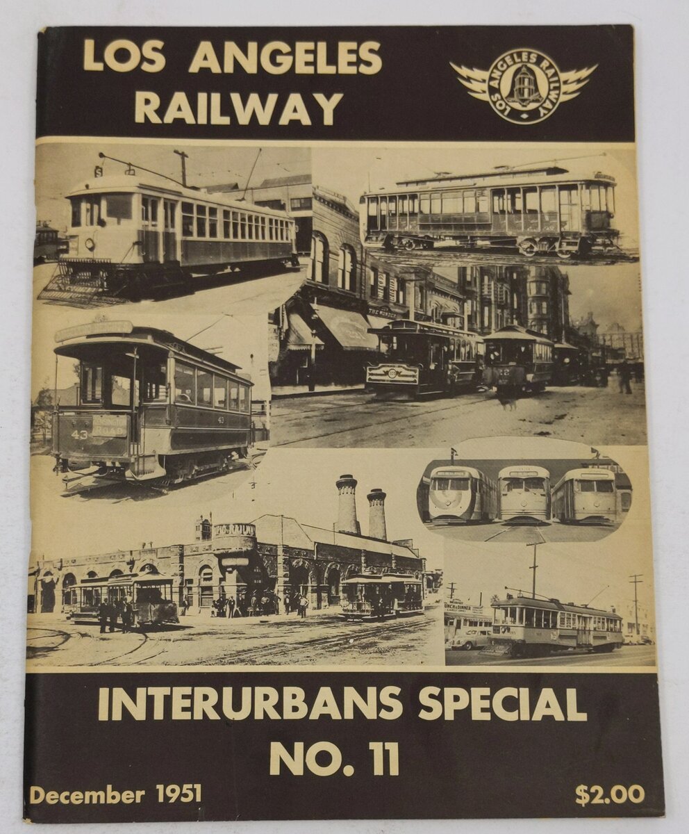 Los Angeles Railway No. 11 Paperback Book By Ira L. Swett VG