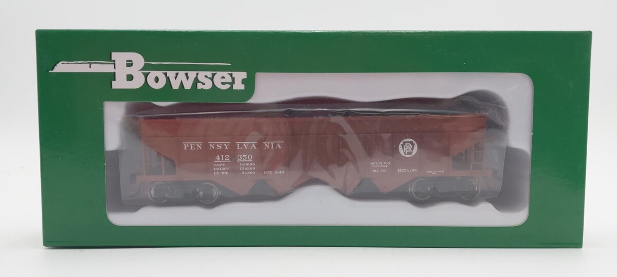 Bowser 42066 HO Pennsylvania H22a Circle Keystone Hopper Car #412350