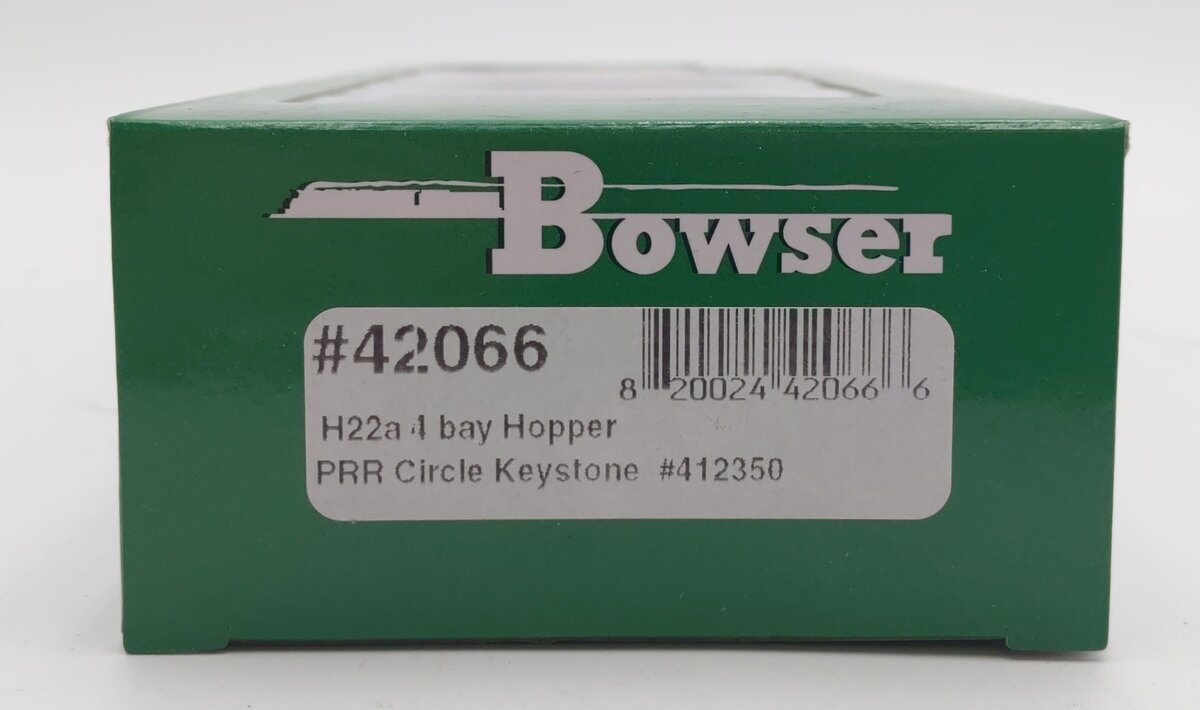 Bowser 42066 HO Pennsylvania H22a Circle Keystone Hopper Car #412350