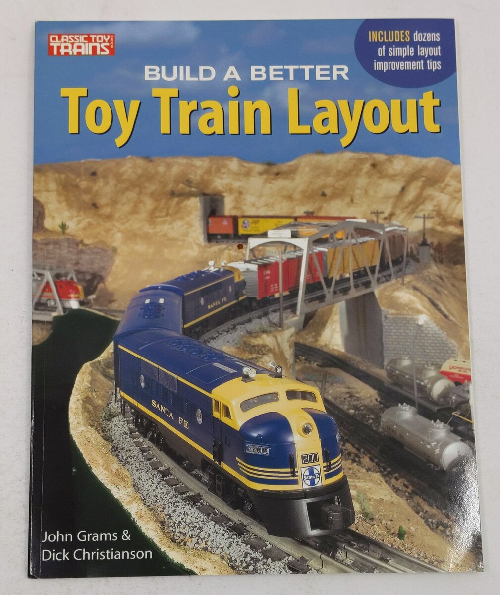 Build a Better Toy Train Layout Paperback Book By John Grams, Dick Christianson EX