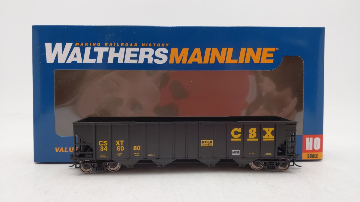 Walthers 910-1990 HO CSX Transportation '50 100-Ton 4-Bay Hopper #346080