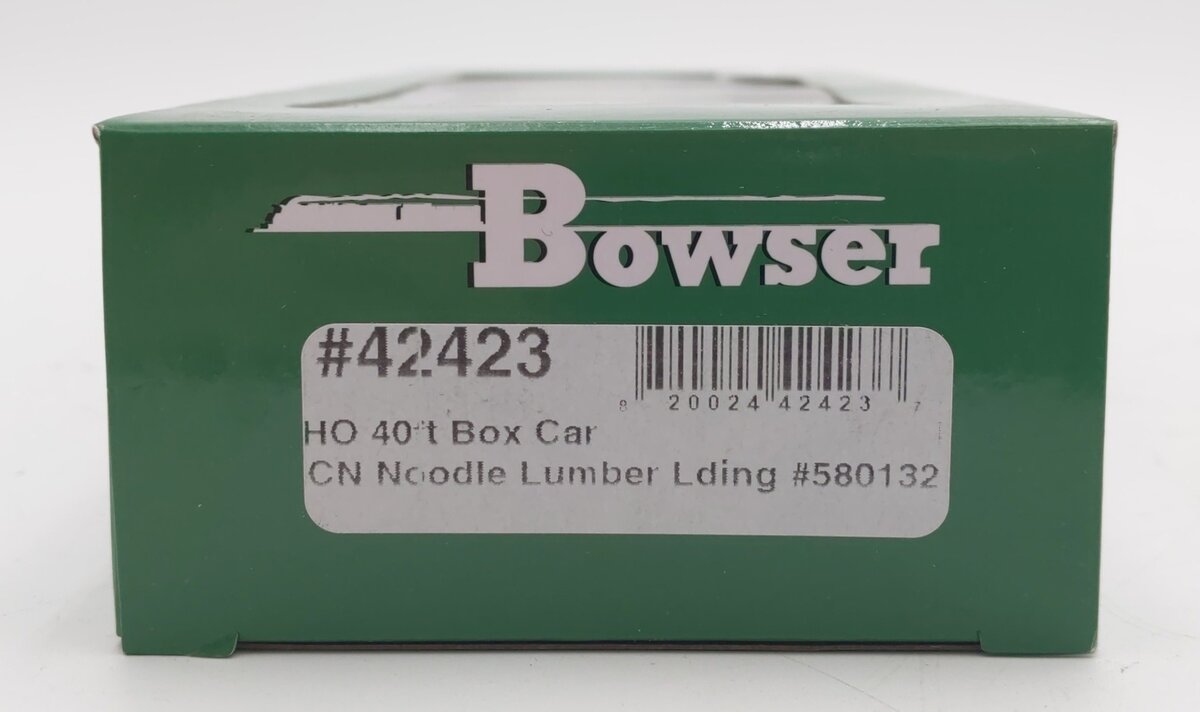 Bowser 42423 HO Canadian National 40' Double-Door Steel Boxcar #580132