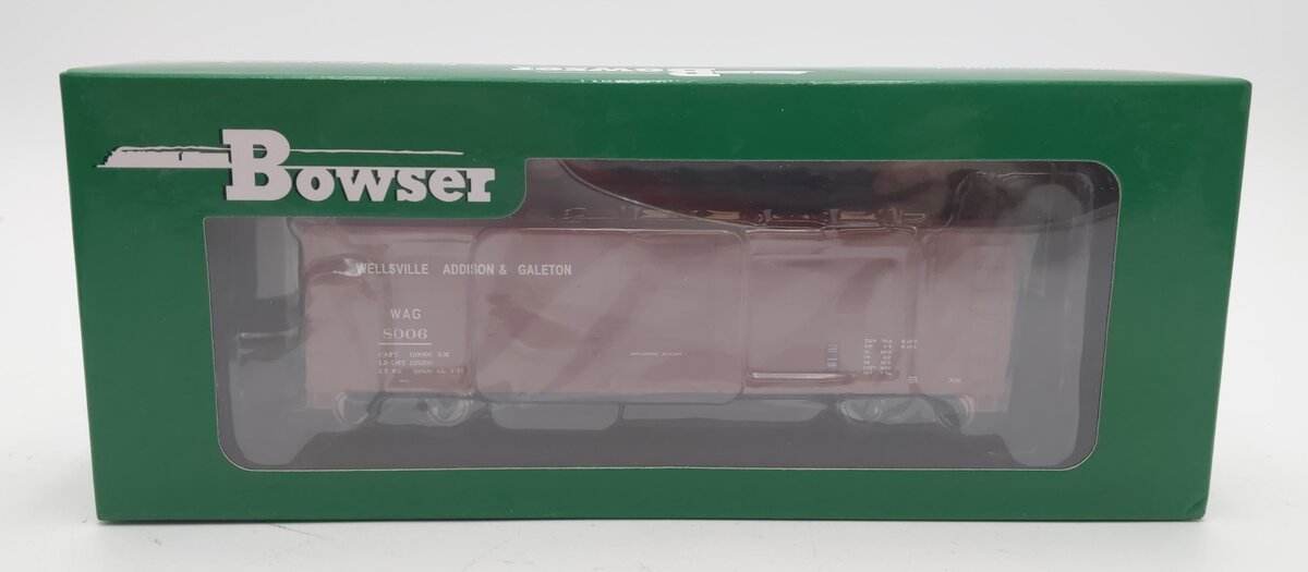 Bowser 42739 HO Scale Wellsville, Addison & Galeton 40' Boxcar #8006