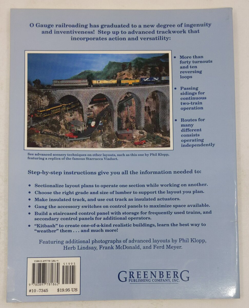 Greenberg's Model Railroading With Lionel Trains Vol.2 Paperback Book John Kouba EX