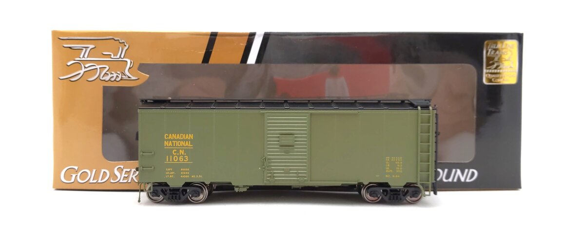 True Line Trains 300191 HO Scale Canadian National 40' Box Car #11063 LN/Box