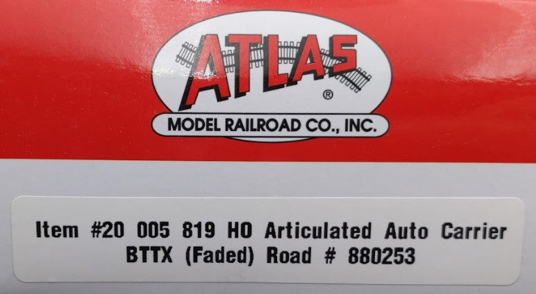 Atlas 20005819 HO Trailer-Train BTTX Thrall Articulated Auto Carrier #880253