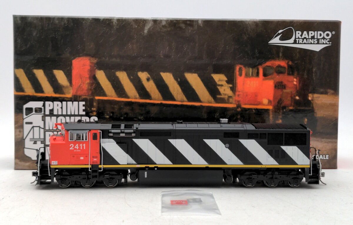 Rapido Trains 400502 HO Canadian National DASH 8-40CM Engine #2411 w/DCC/Sound