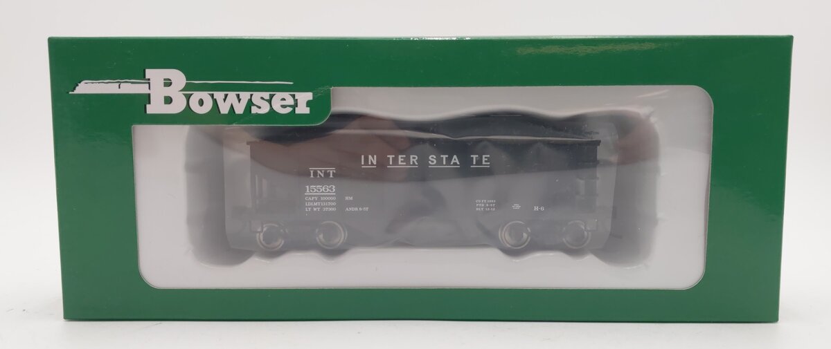 Bowser 42626 HO Scale Interstate 2-Bay Hopper Car #15563