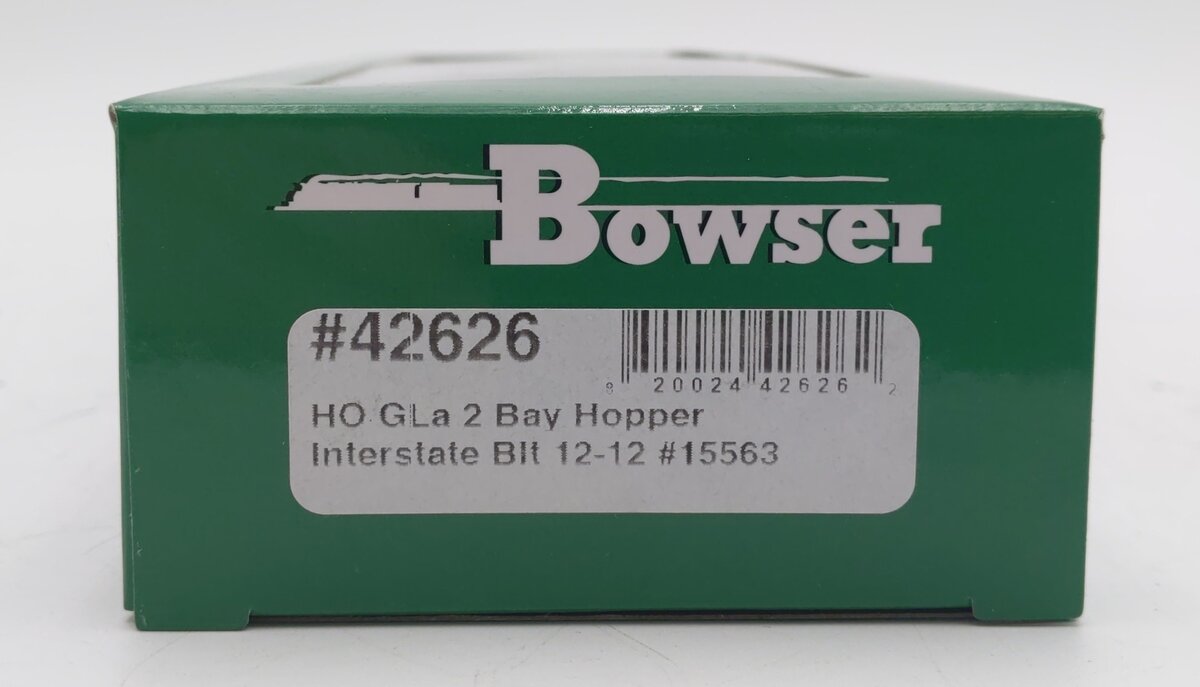 Bowser 42626 HO Scale Interstate 2-Bay Hopper Car #15563