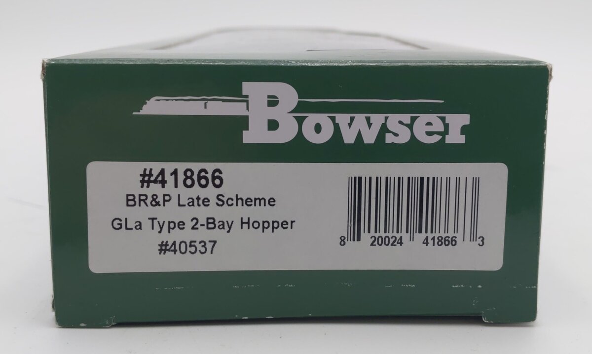 Bowser 41866 HO Buffalo, Rochester & Pittsburgh GLa 2 Bay Hopper Car #40537