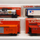 Lionel O Gauge Freight Cars: 6-9154, 6-9163, 6-9362, 6-9705 [4] VG/Box