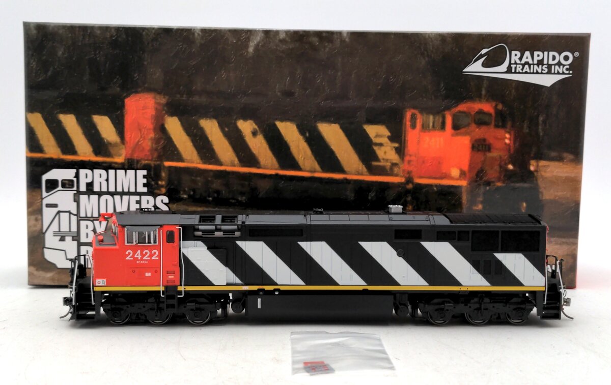 Rapido Trains 400504 HO Canadian National DASH 8-40CM Engine #2422 w/DCC/Sound