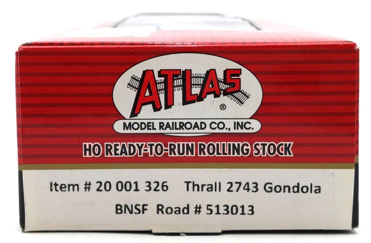 Atlas 20001326 HO Burlington Northern & Santa Fe Thrall 2743 Gondola #513013