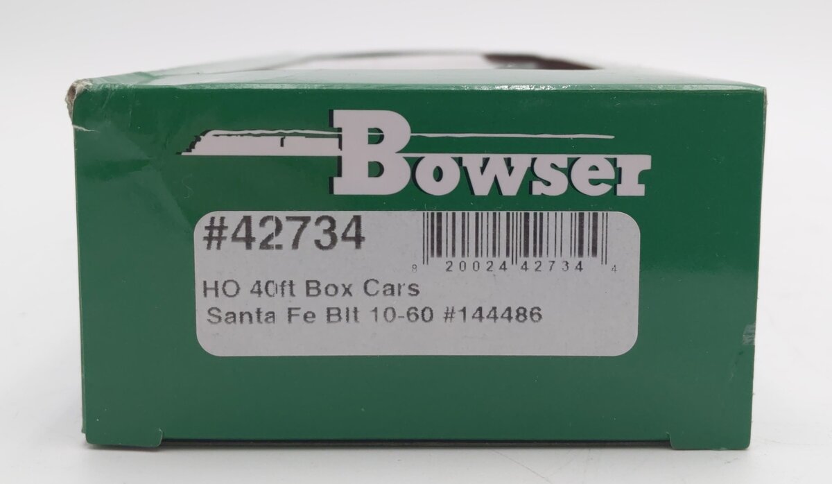 Bowser 42734 HO Atchison Topeka Santa Fe 40' Boxcar RTR #144486