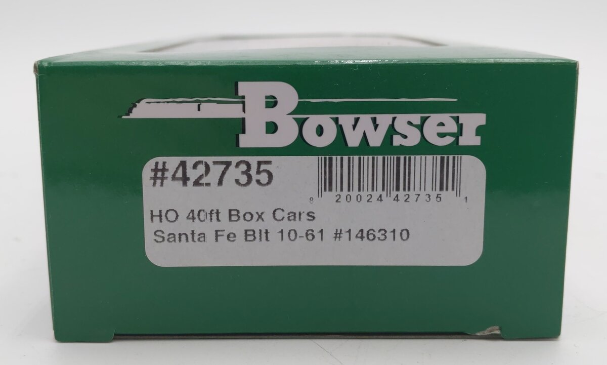 Bowser 42735 HO Atchison Topeka Santa Fe 40' Boxcar RTR #144310