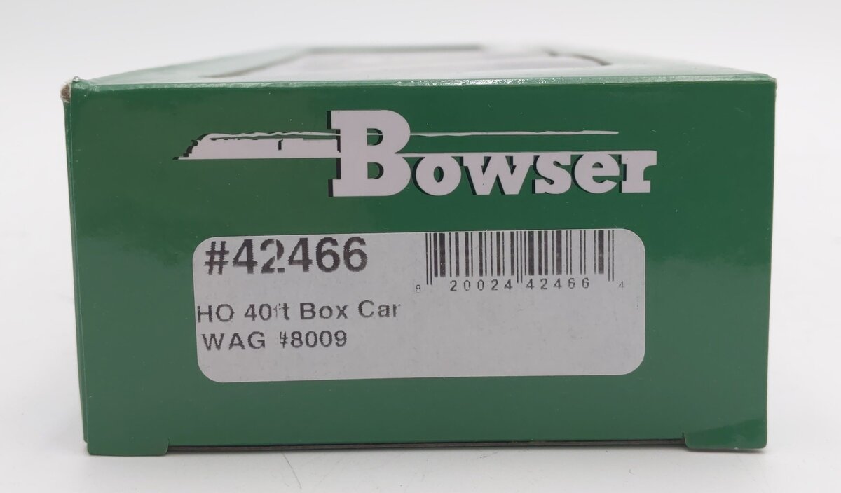 Bowser 42466 HO Scale Wellsville, Addison & Galeton RR 40' Boxcar #8009