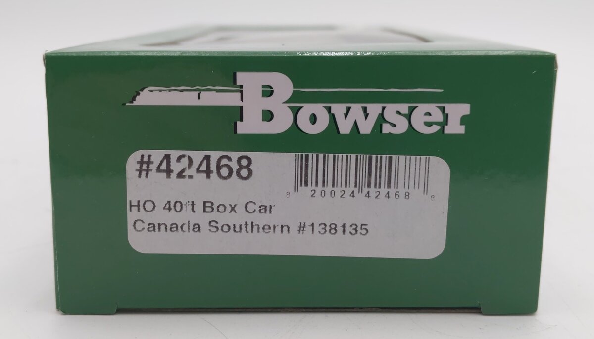 Bowser 42468 HO Canada Southern 40' Steel Side Boxcar #138135