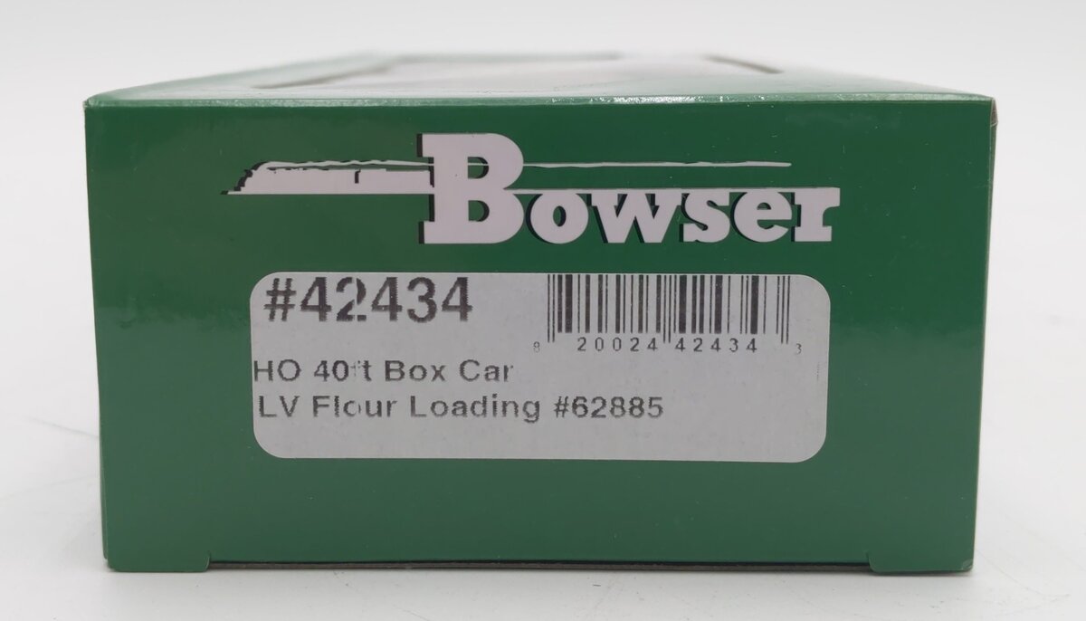 Bowser 42434 HO Lehigh Valley 40' Single-Door Steel Boxcar #62885 LN/Box