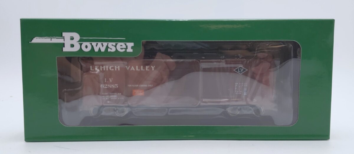 Bowser 42434 HO Lehigh Valley 40' Single-Door Steel Boxcar #62885 LN/Box
