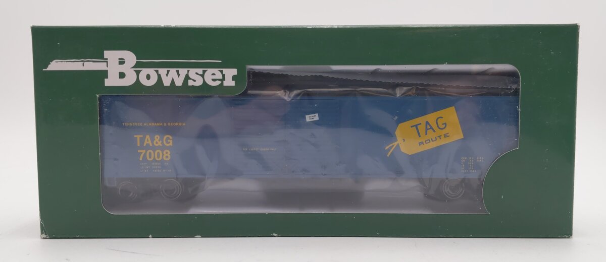 Bowser 41638 HO TAG Route X32 4 Door Box Car Ready-To-Run #7008