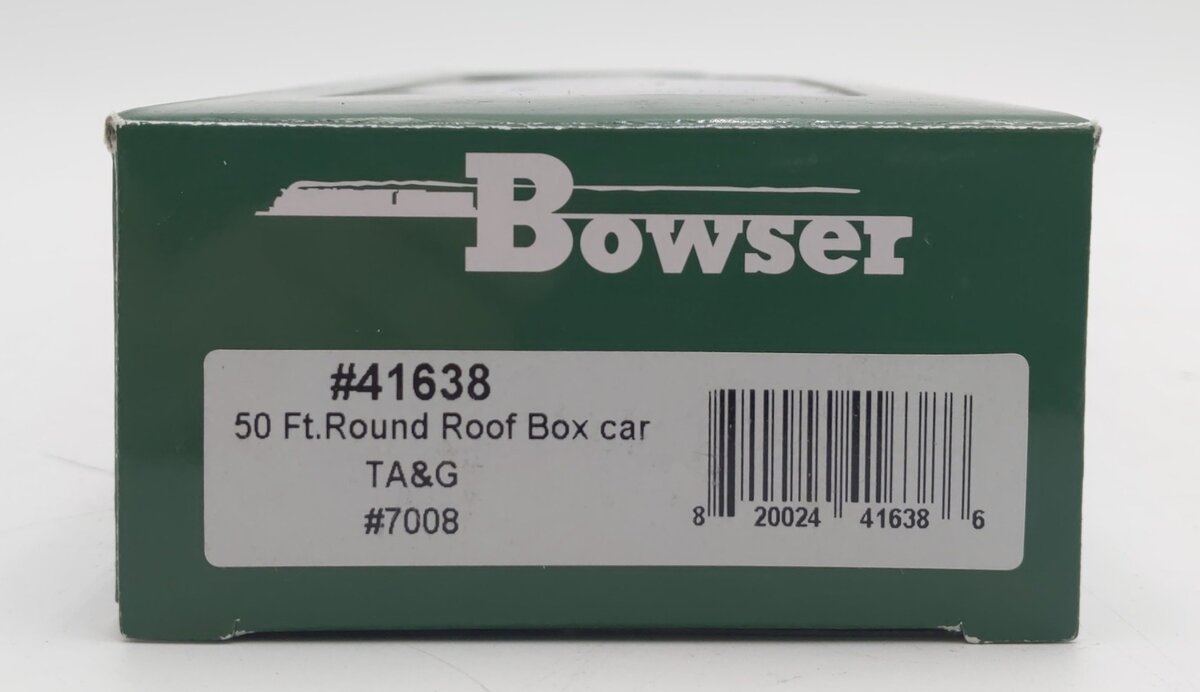 Bowser 41638 HO TAG Route X32 4 Door Box Car Ready-To-Run #7008