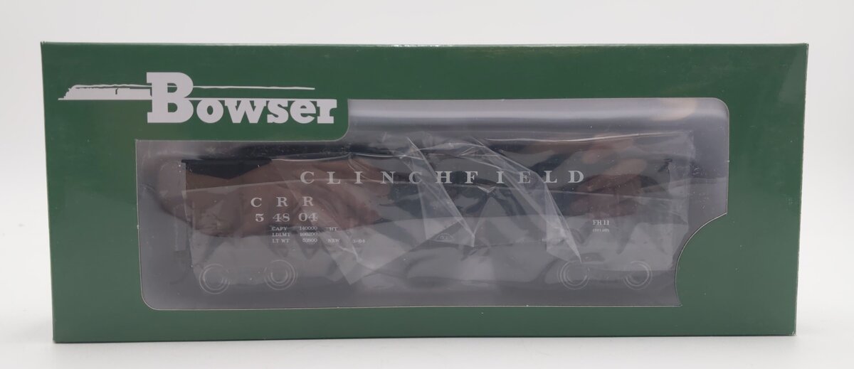 Bowser 41816 HO Clinchfield 70 Ton 14 Panel Hopper Car #54804