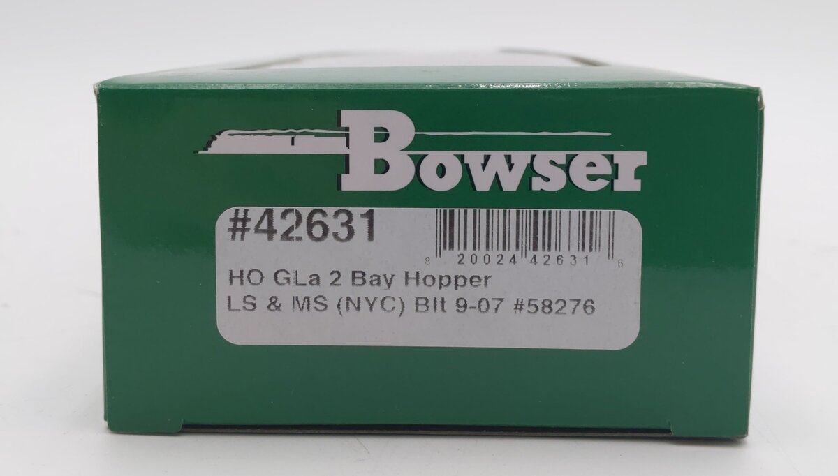 Bowser 42631 HO Lake Shore & Michigan Southern NYC GLa2 Bay Hopper #58276