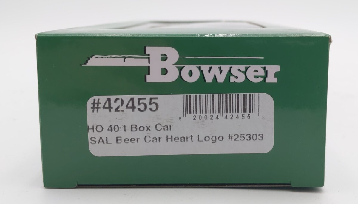 Bowser 42455 HO Scale SAL 40' "Heart Logo" Beer Boxcar #25303