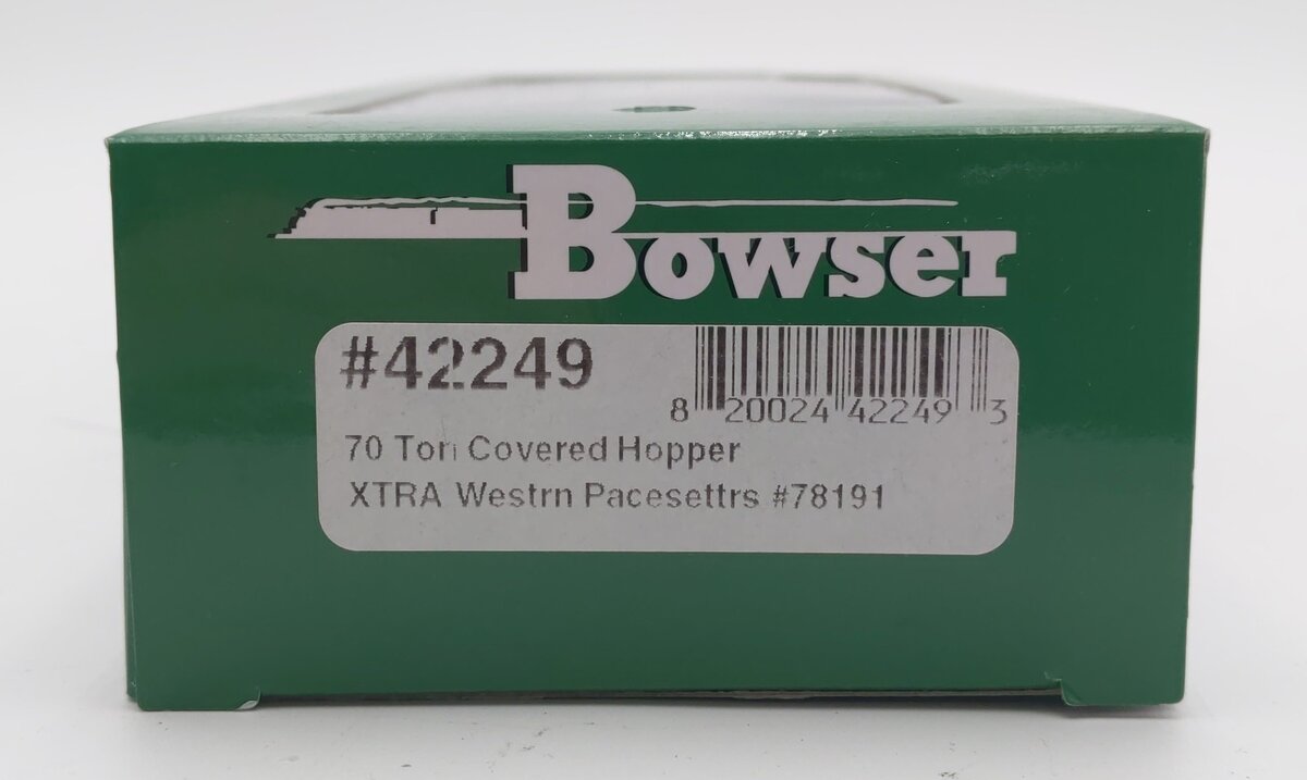 Bowser 42249 HO XTRA Western Pacesetter 70 Ton 2 Bay Hopper Car #78191