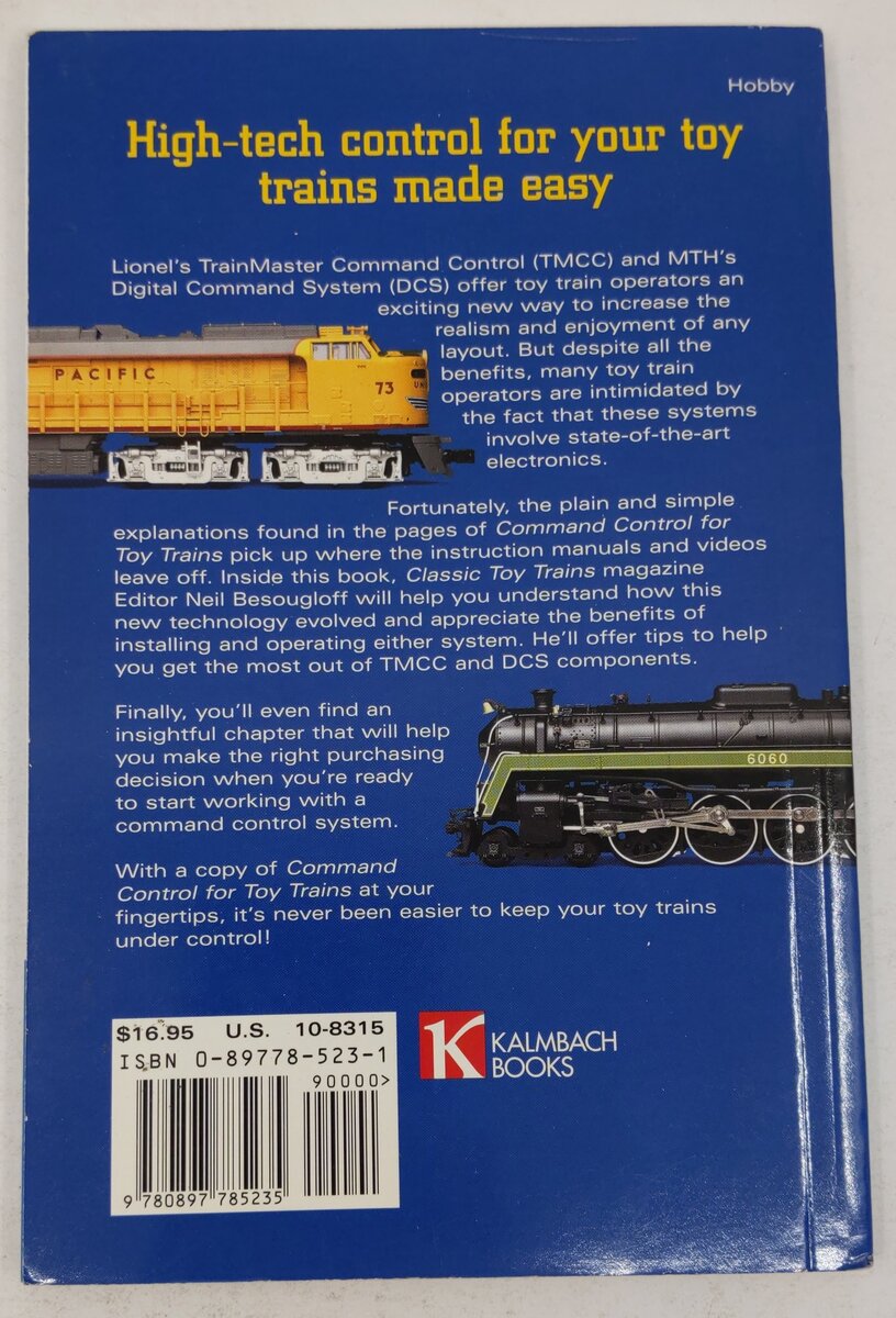Command Control for Toy Trains Paperback Book By Neil Besougloff EX