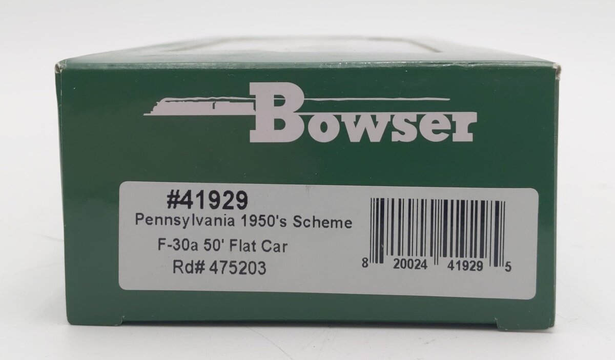 Bowser 41929 HO Pennsylvania 50 Foot Flat Car Kits & Ready-to-Run #475203