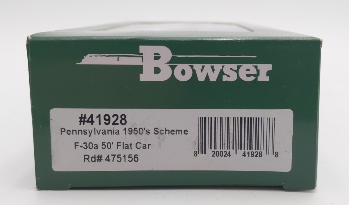 Bowser 41928 HO Pennsylvania 50 Foot Flat Car Kits & Ready-to-Run #475156