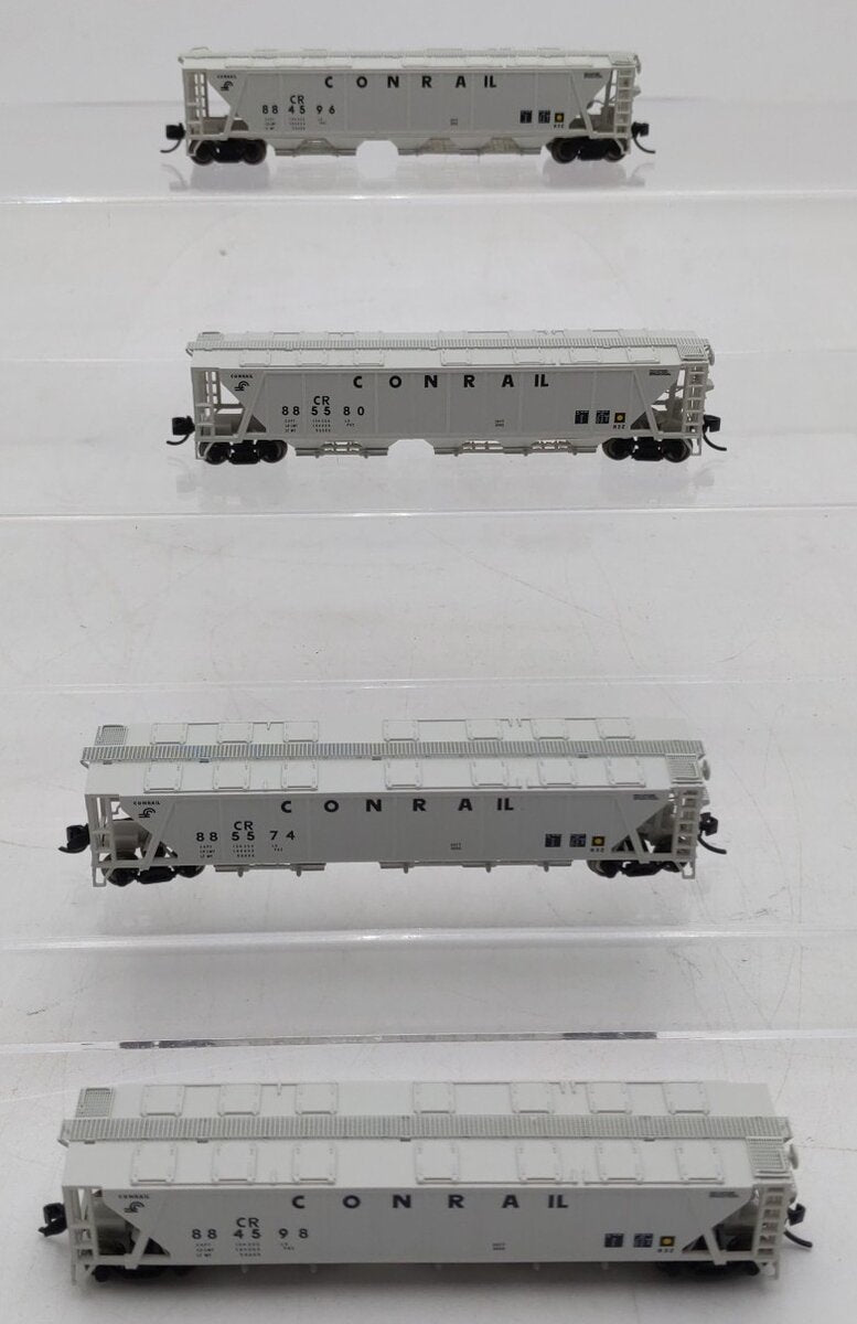 Broadway Limited 3172 N CR PRR Class H32 5-Bay Covered Hopper Set A (Pack of 4)