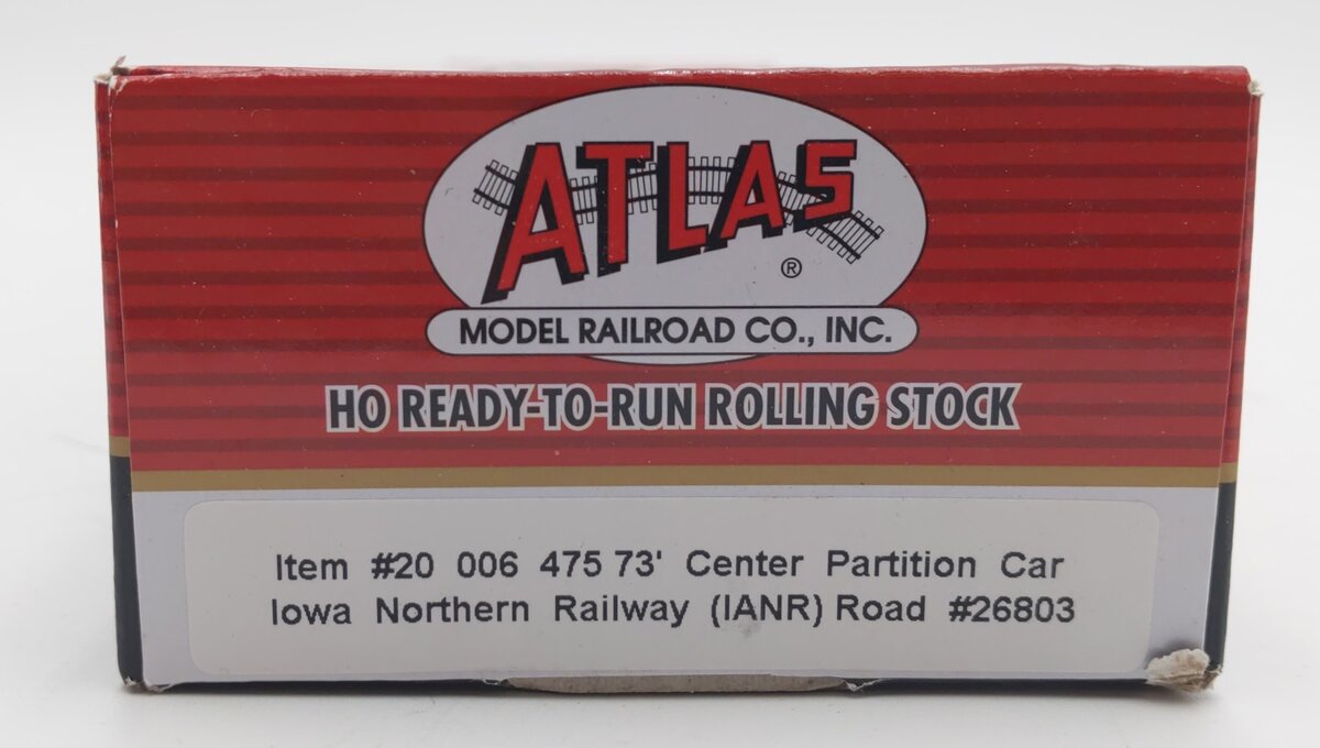 Atlas 20006475 HO Iowa Northern Railway 73' Center Partition Car #26803