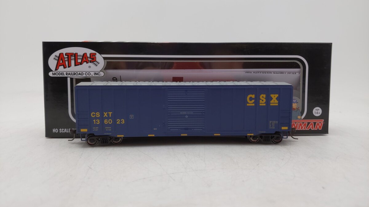 Atlas 20006715 HO CSX Trainman ACF 50' 6" Box Car #136023