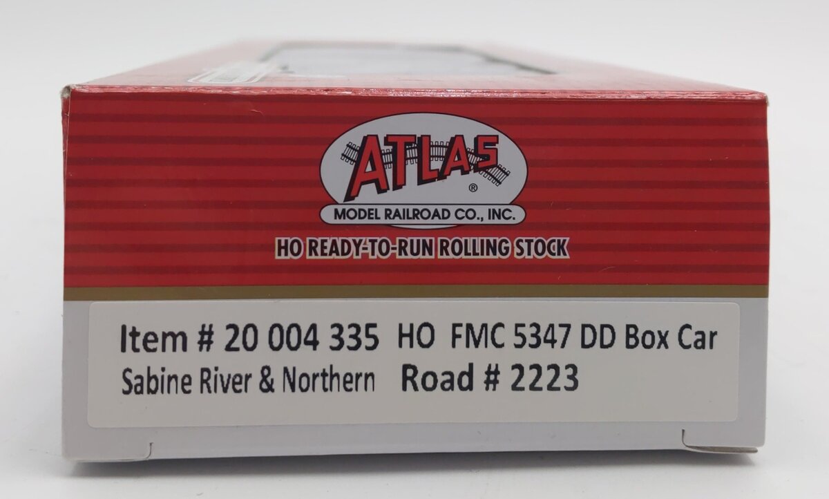 Atlas 20004335 HO Sabine River & Northern FMC 5347 Double Door Box Car #2223