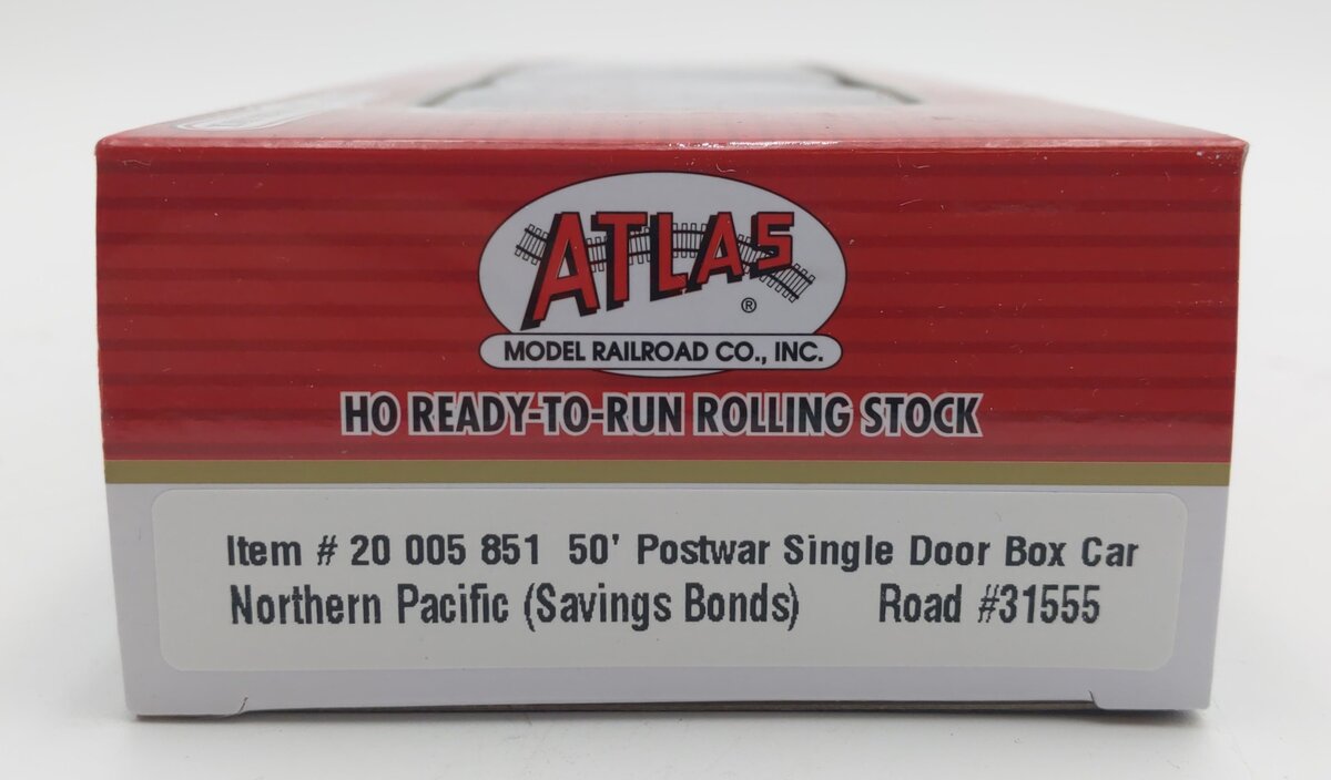 Atlas 20005851 HO Scale Northern Pacific 50' Single Door Boxcar #31555