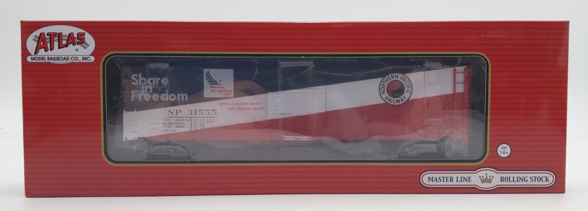 Atlas 20005851 HO Scale Northern Pacific 50' Single Door Boxcar #31555
