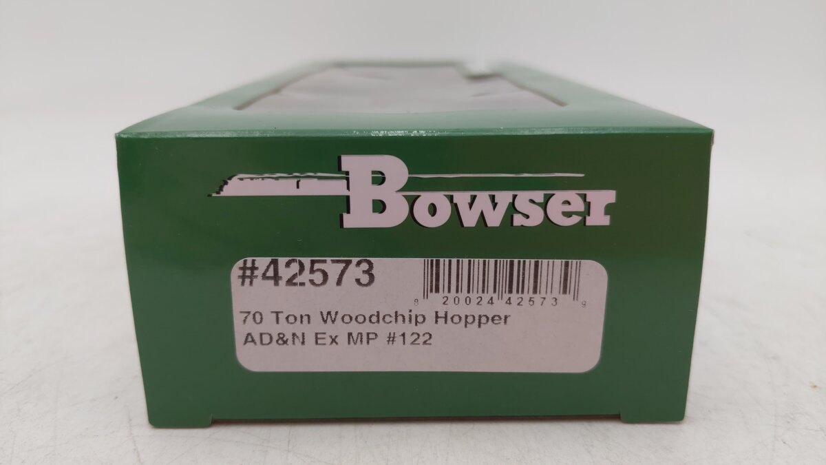 Bowser 42573 HO AD&N Ex MP 70 Ton Woodchip Hopper #122