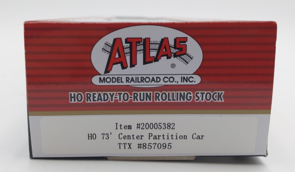 Atlas 20005382 HO Scale TTX 73' Center Partition Car #857095