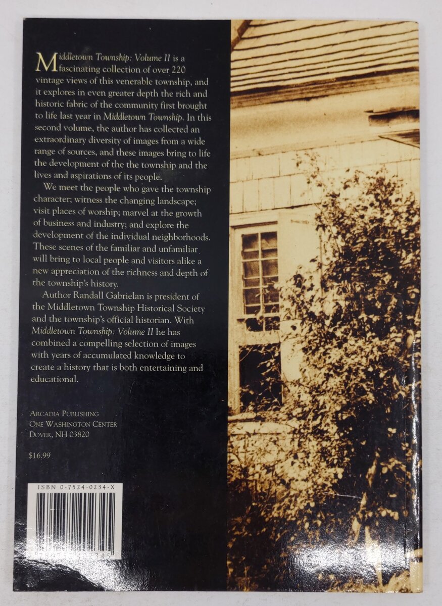 Middletown Township, NJ Vol.II Paperback Book By Randall Gabrielan VG