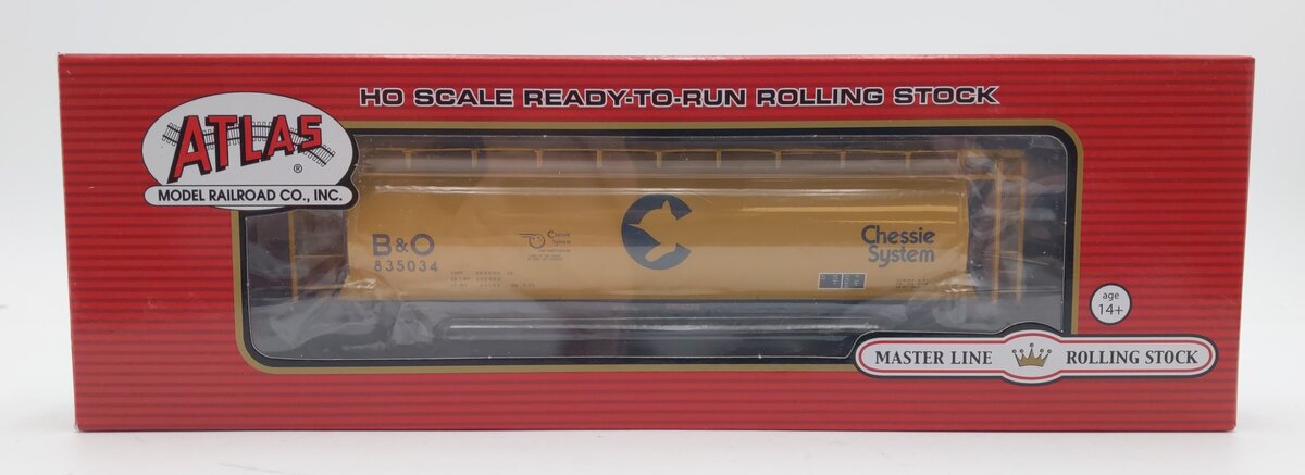 Atlas 20004376 HO Chessie System (B&O) 6-Bay Cylindrical Hopper #835034