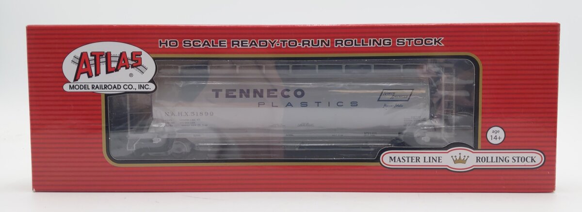 Atlas 20004375 HO Tenneco Plastics 3-Bay Cylindrical Hopper #51899