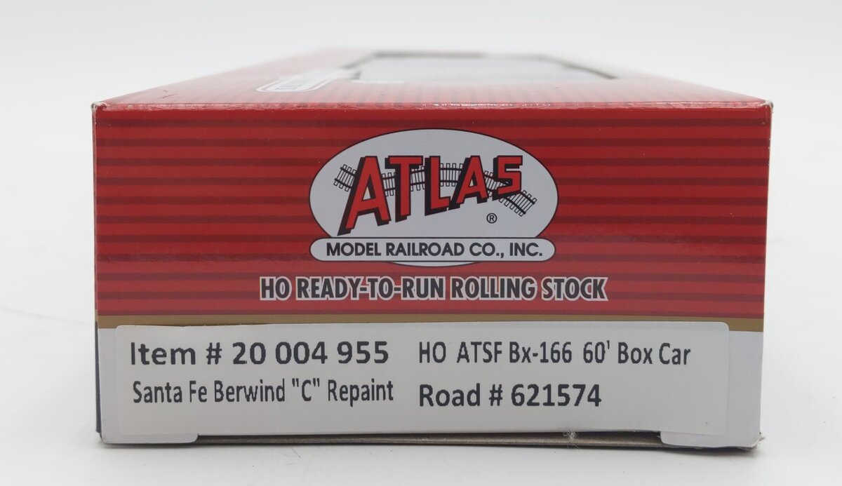 Atlas 20004955 HO ATSF BX-166 60' Double Door Boxcar #621574