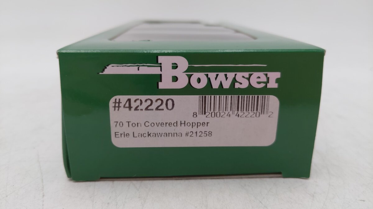 Bowser 42220 HO Erie Lackawanna 70 Ton 2 Bay Hopper Car #21258