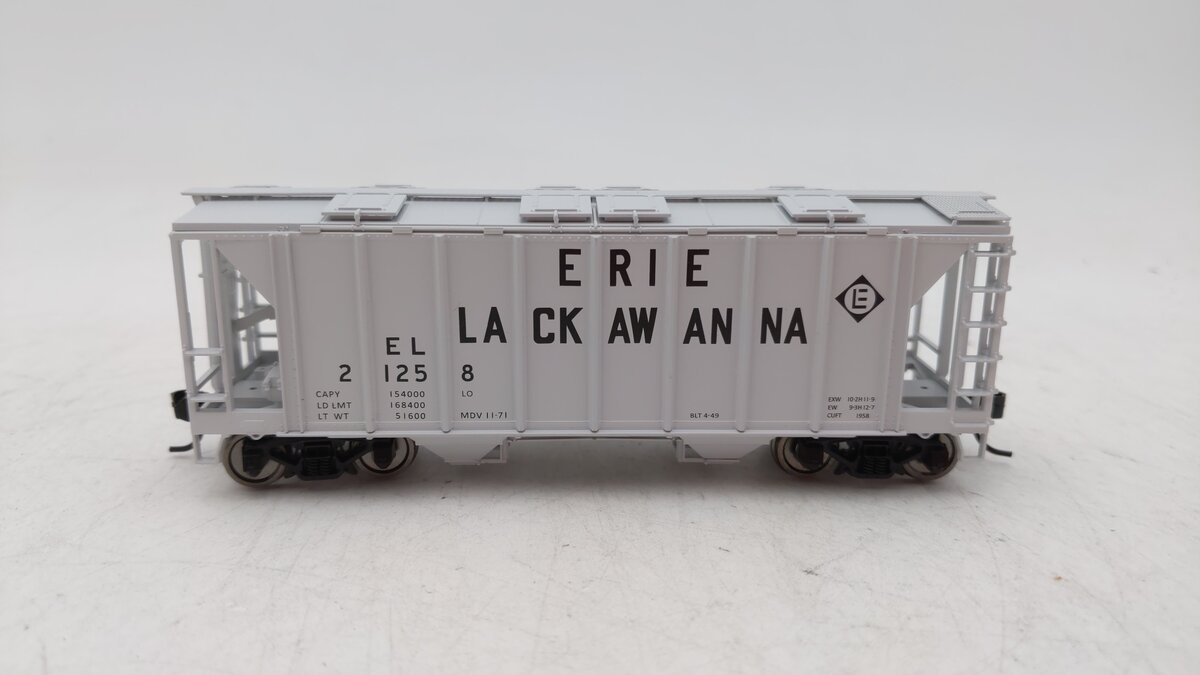 Bowser 42220 HO Erie Lackawanna 70 Ton 2 Bay Hopper Car #21258