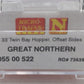 Micro-Trains 05500522 N Great Northern 33' Twin Bay Offset Side Hopper #73639