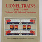 Greenberg's Guide to Lionel Trains 1945-1969 Paperback Book By Paul V. Ambrose VG