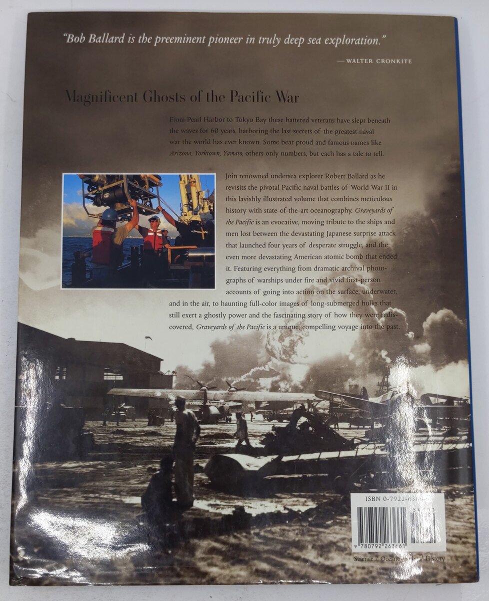 Graveyards of the Pacific Hardcover By Robert D Ballard, Michael Hamilton Morgan EX
