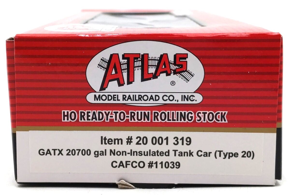 Atlas 20001319 HO Scale GATX/CAFCO 20.7k Gallon Tank Car #11039 MT/Box